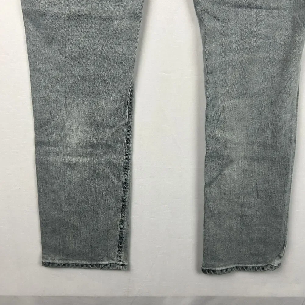 Nudie Jeans Thin Finn Pale Lead Organic Cotton Men's Size 34x32 (Measures 34x31)